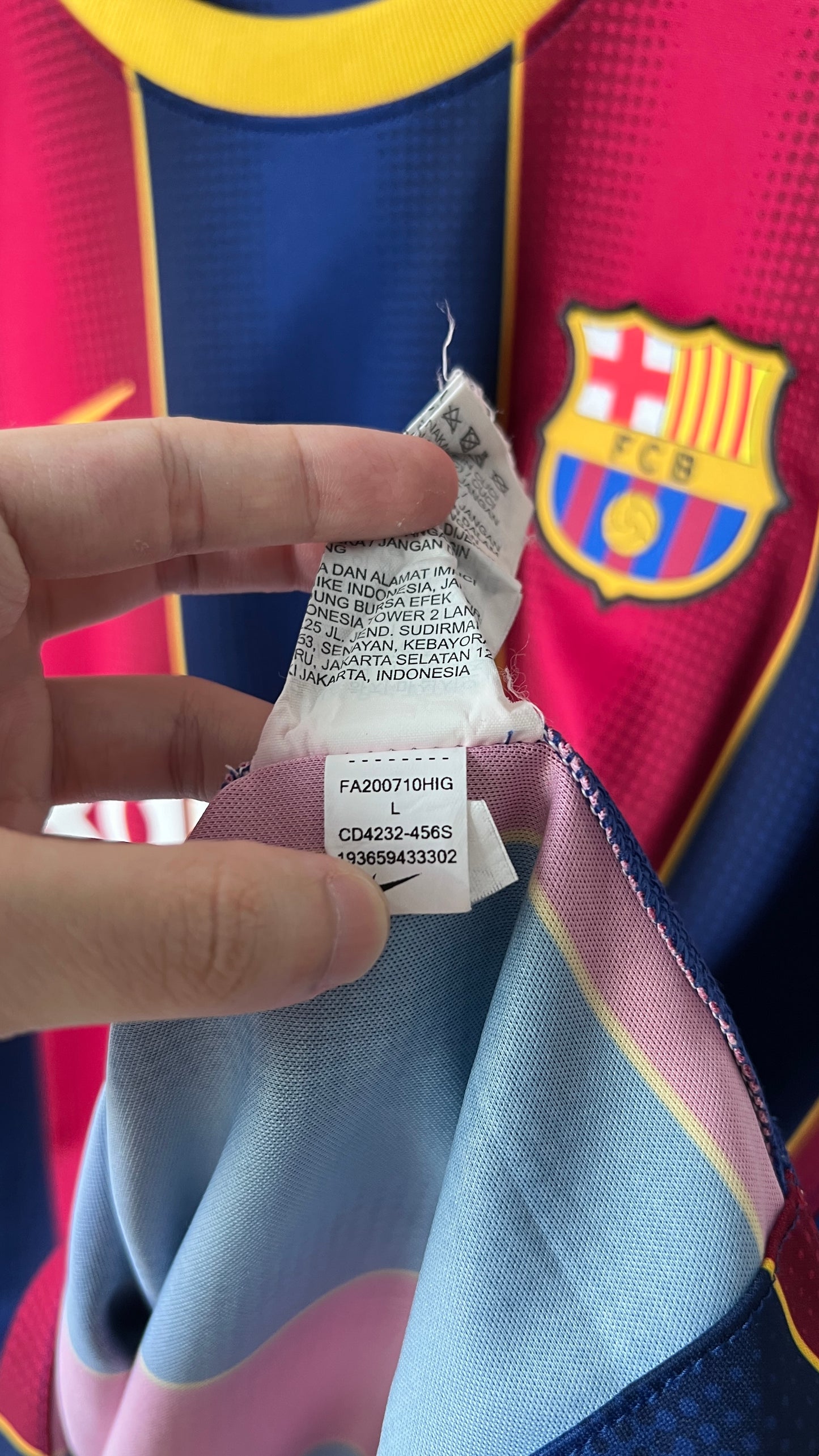 Barcelona 2020-21 Home Shirt Messi #10 (L)
