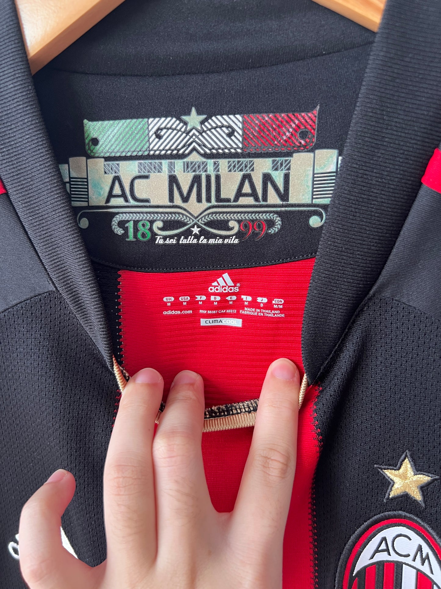 (M) AC Milan 2010-11 Home Shirt Ronaldinho #80