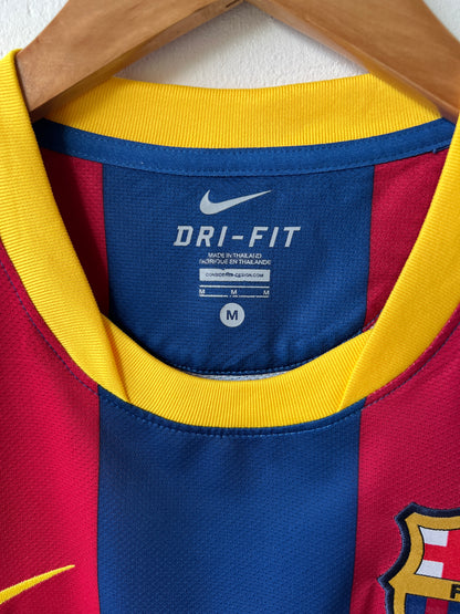 (M) Barcelona 2010-11 Home Long Sleeve Shirt Messi #10