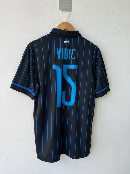 (M) Inter Milan 2014-15 Home Shirt Vidic #15
