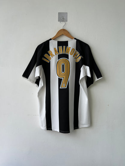 (M) Juventus 2004-05 Home Shirt Ibrahimovic #9