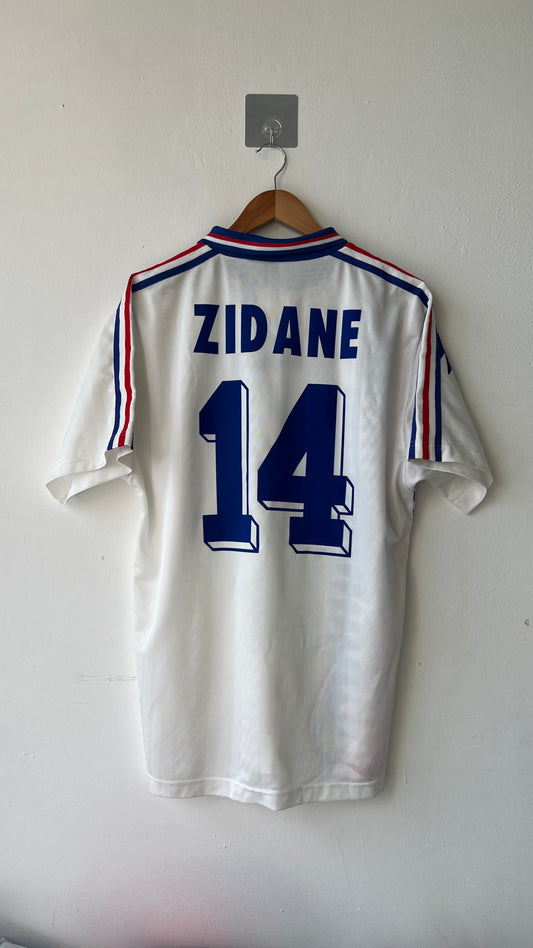France 1994-96 Away Shirt Zidane #14 (L)