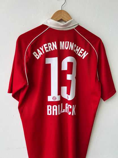 (M fits L) Bayern Munich 2005-07 Home Shirt Ballack #13