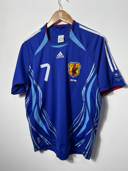(M fits L) Japan 2006-08 Home Shirt Nakata #7