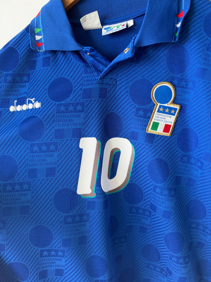 (L) Italy 1994 Home Shirt R. Baggio #10