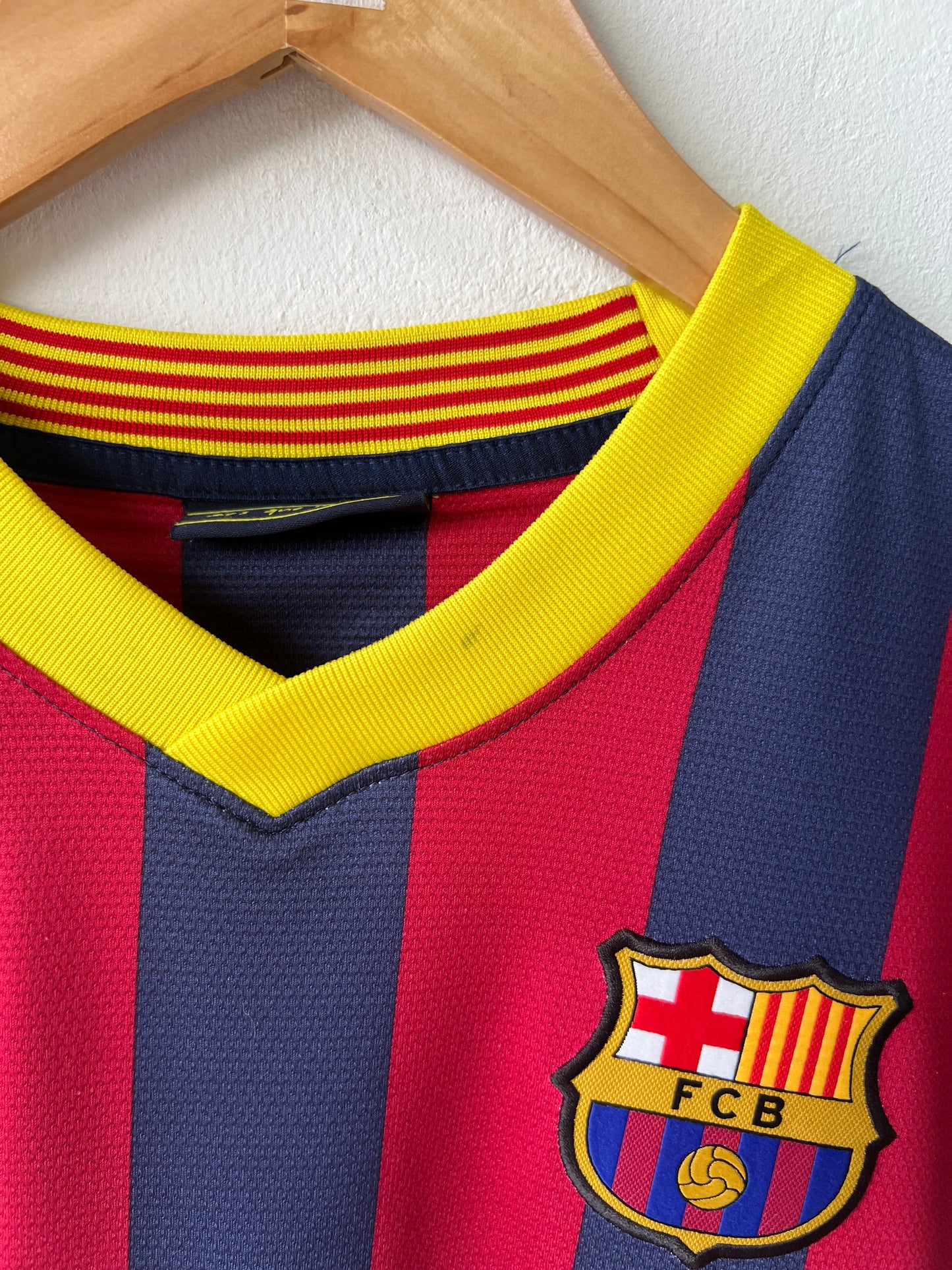(L) Barcelona 2013-14 Home Shirt Messi #10