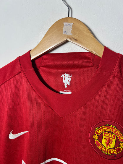 (L) Manchester United 2007-09 Home Long Sleeve Shirt Ronaldo #7