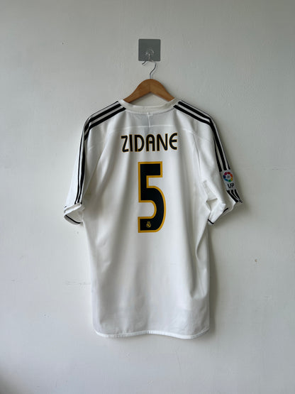 Real Madrid 2003-04 Home Shirt Zidane #5 (L)