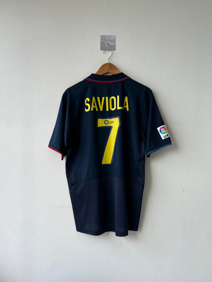 (M) Barcelona 2002-04 Away Shirt Saviola #7