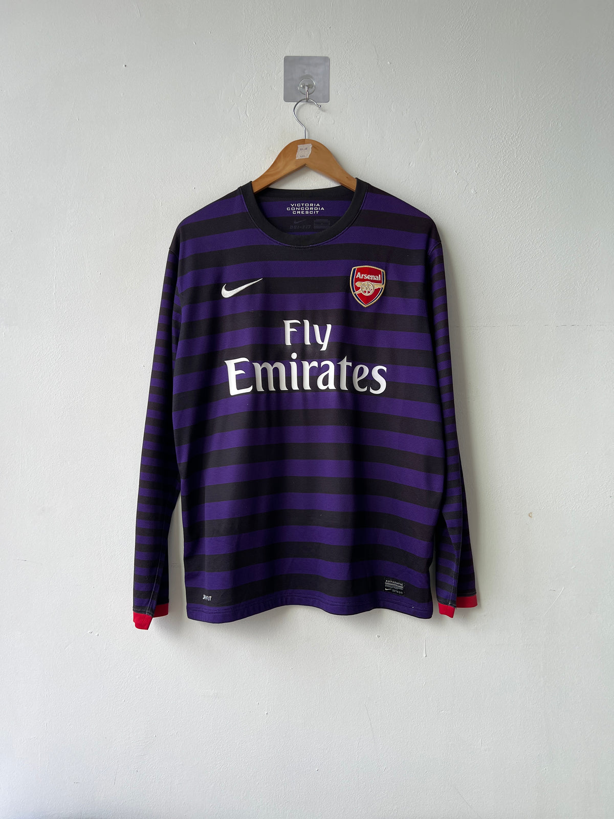 (L) Arsenal 2012-13 Away Long Sleeve Shirt Giroud #12