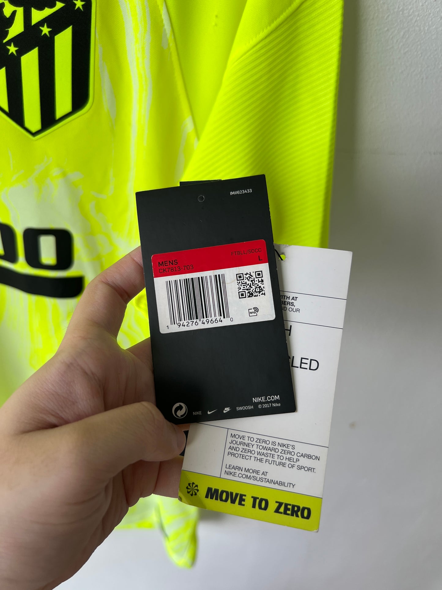 (L) Atletico Madrid 2020-21 Third Shirt Suarez #9 (NEW)