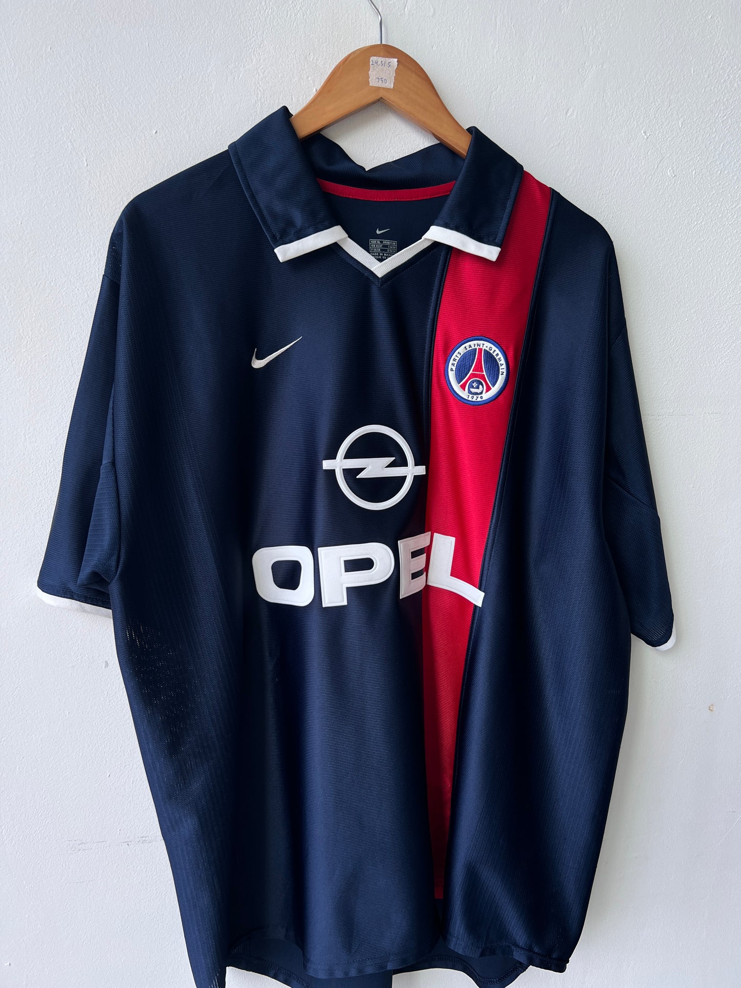 (XL) PSG 2001-02 Home Shirt Ronaldinho #21