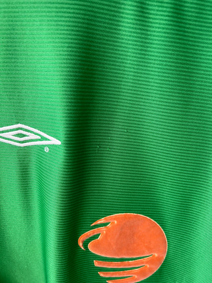 (L) Ireland 2002-03 Home Long Sleeve Shirt Keane #6
