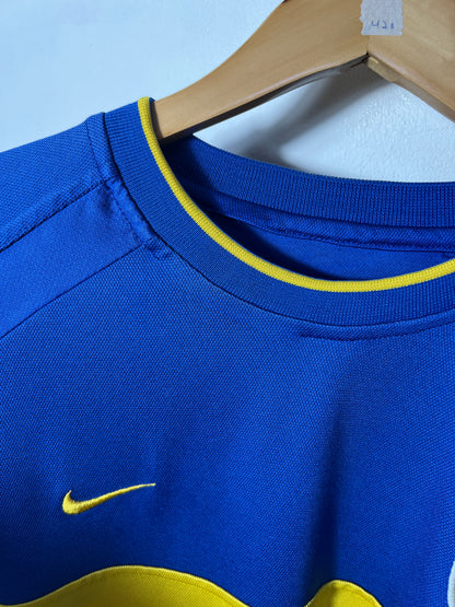 (XL) Boca Juniors 2000-01 Home Shirt Roman Riquelme #10