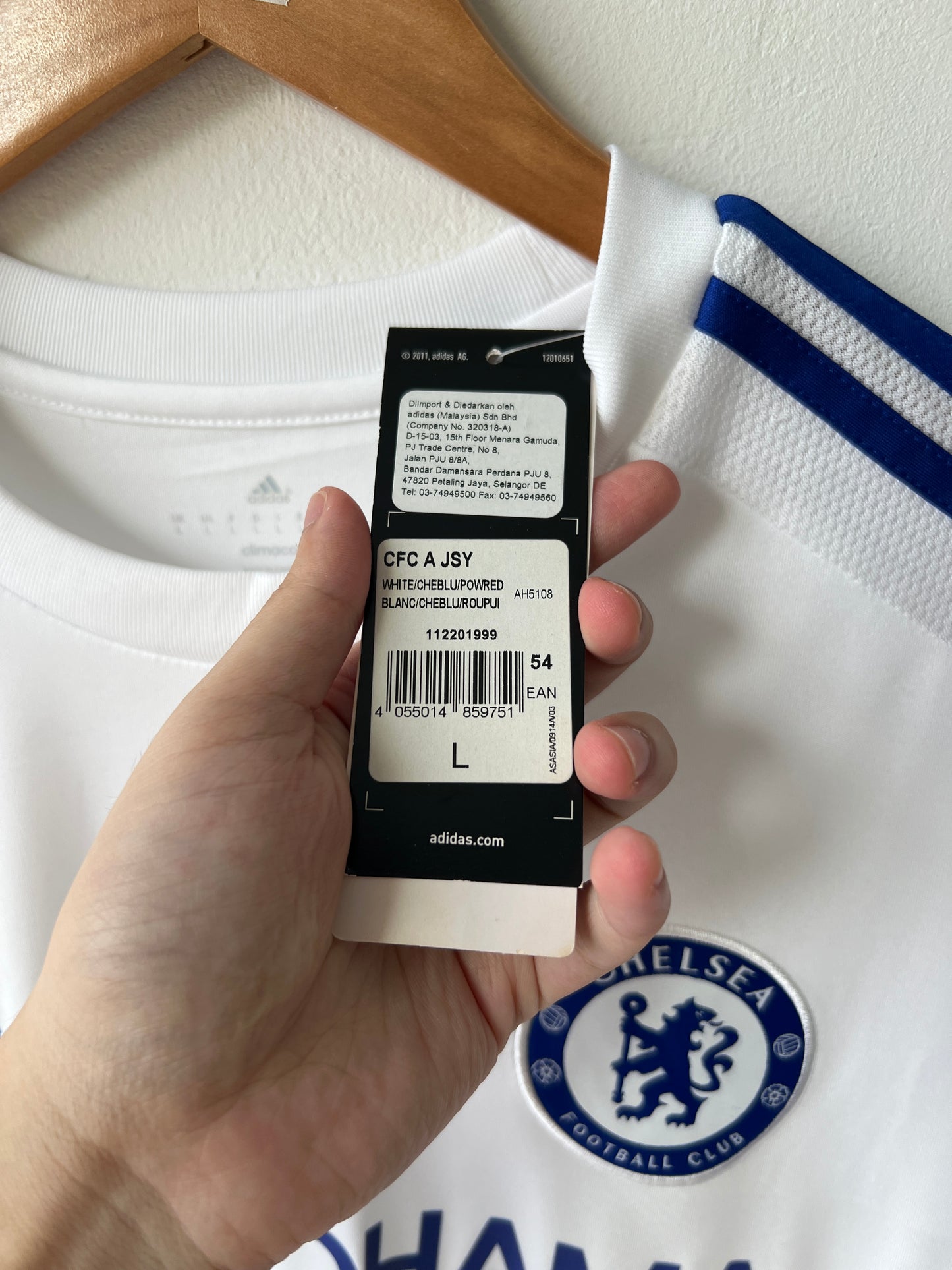 Chelsea 2015-16 Away Shirt Hazard #10 (NEW) (L)