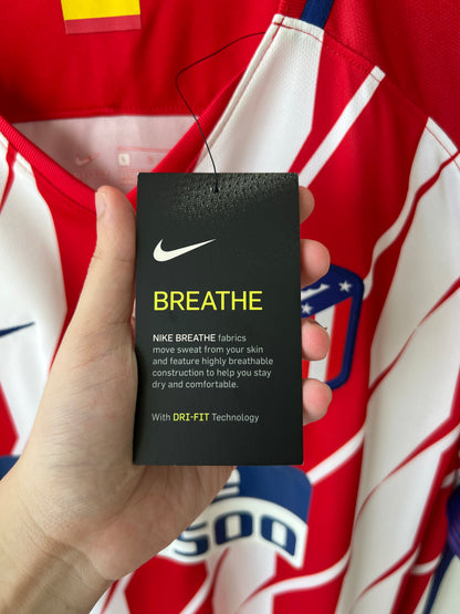(L) Atletico Madrid 2017-18 Home Shirt Griezmann #7 (NEW)