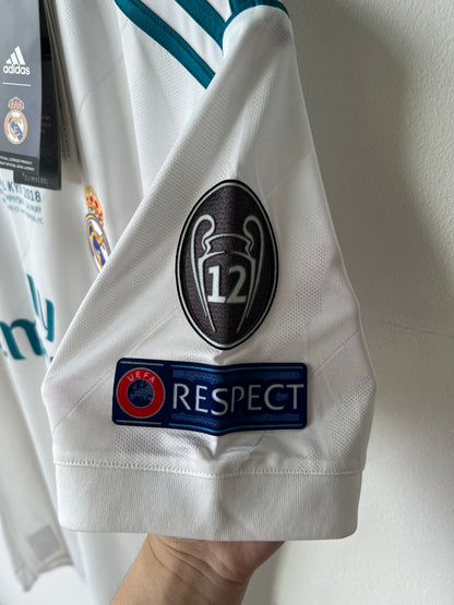 Real Madrid 2017-18 Home UCL MDT Shirt Ronaldo #7 (NEW) (M)