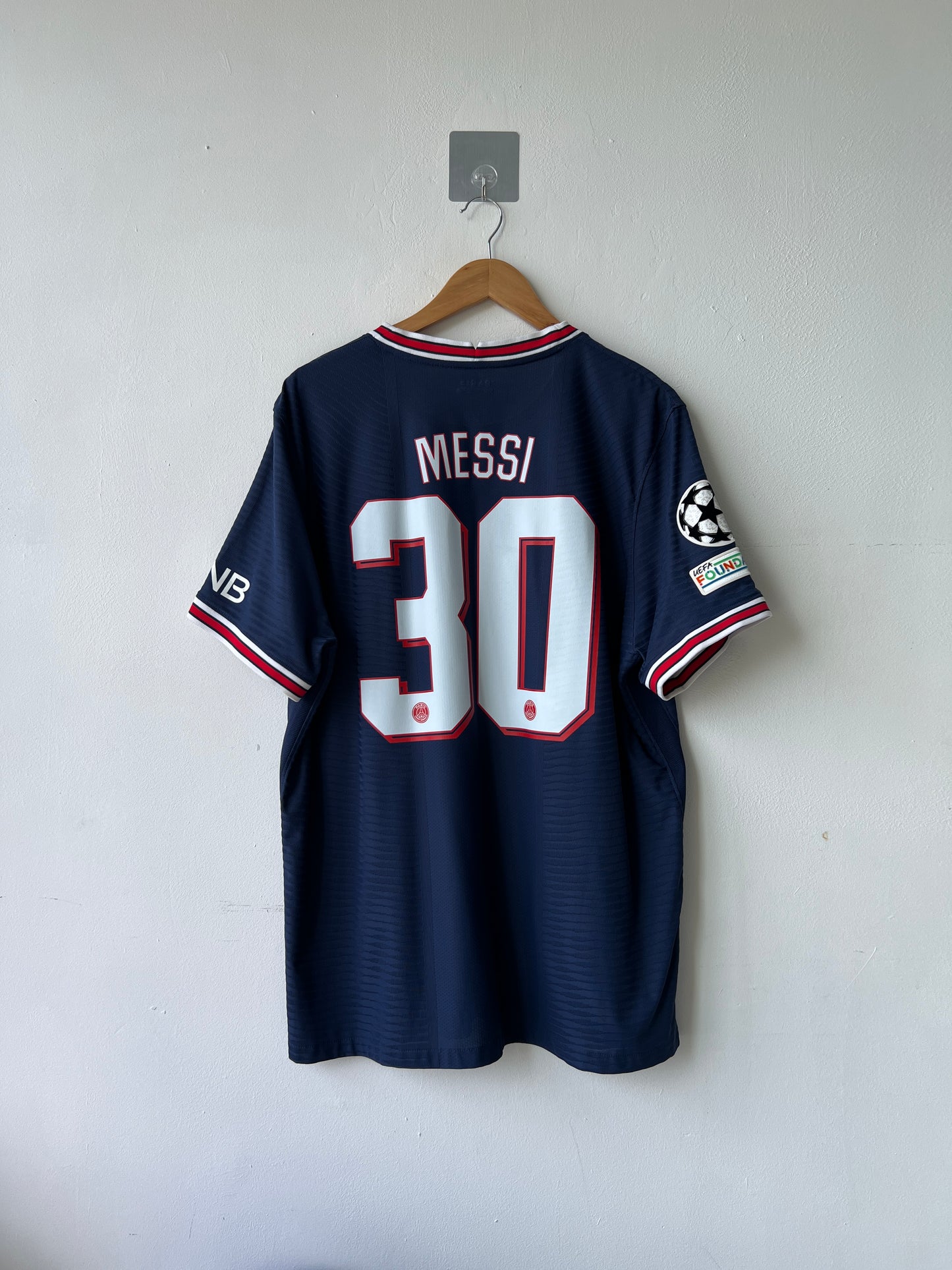 (XXL) PSG 2021-22 Home Player Version Shirt Messi #30