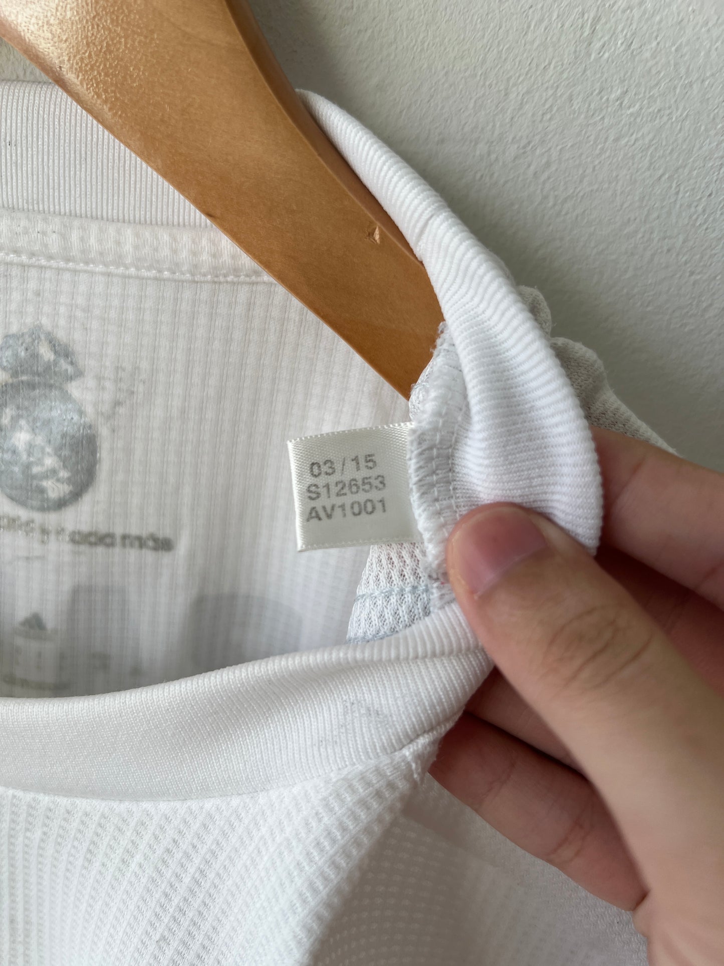 (L) Real Madrid 2015-16 Home Long Sleeve Shirt Bale #11