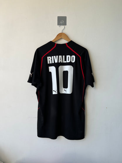 Olympiacos 2005-06 Away Shirt Rivaldo #10 (XL)