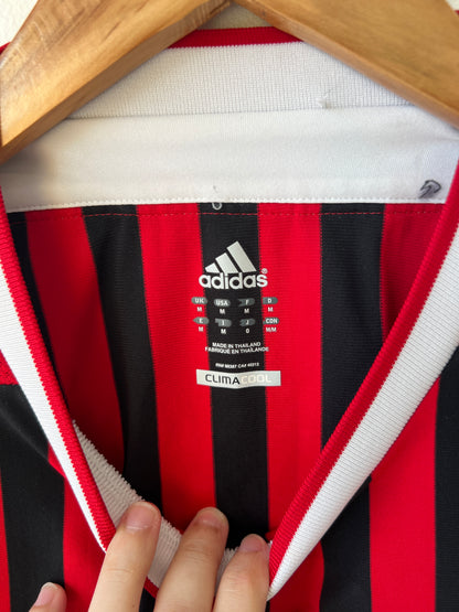(M) AC Milan 2011-12 Home Long Sleeve Shirt Ibrahimovic #11