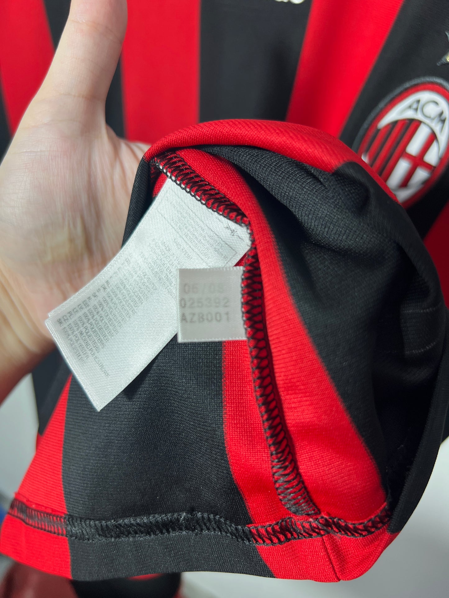 (L) AC Milan 2008-09 Home Shirt Ronaldinho #80