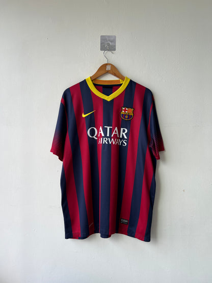 (XL) Barcelona 2013-14 Home Shirt Neymar Jr. #11