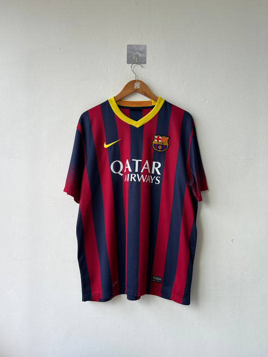 (XL) Barcelona 2013-14 Home Shirt Neymar Jr. #11
