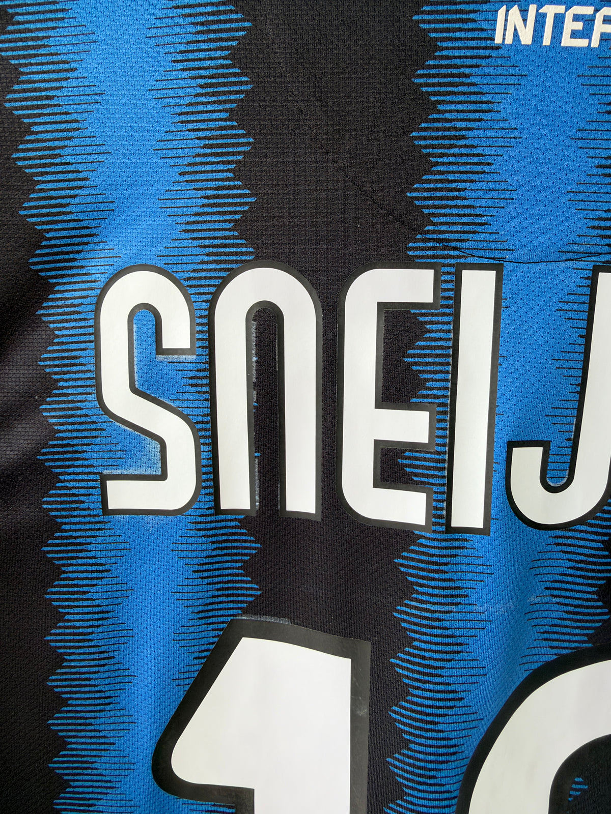 (L) Inter Milan 2010-11 Home Long Sleeve Shirt Sneijder #10 (NEW)