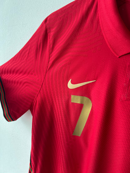 (XL) Portugal 2020-21 Home Player Version Shirt Ronaldo #7