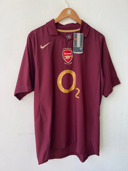 (L) Arsenal 2005-06 Home Highbury Shirt (NEW)