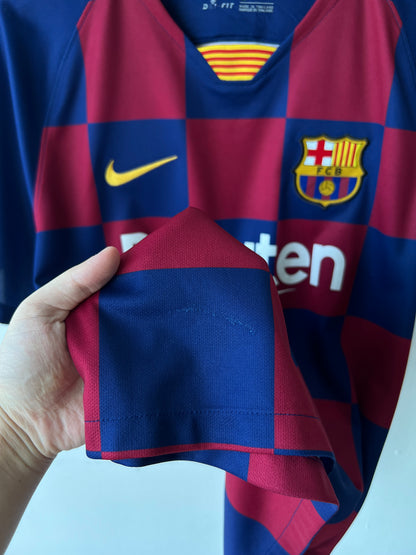 (L) Barcelona 2019-20 Home Shirt Pique #3