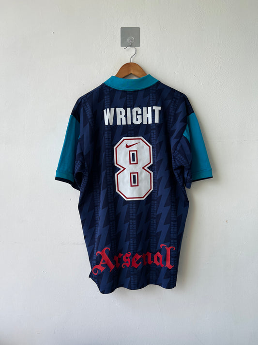 (L) Arsenal 1994-95 Away Shirt Wright #8