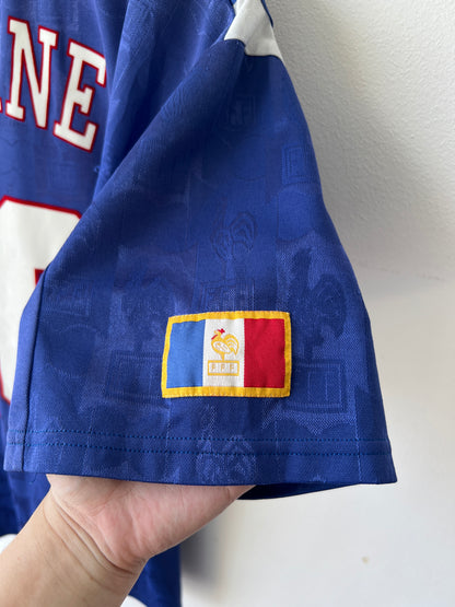 (L) France 1996-98 Home Shirt Zidane #10