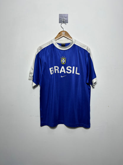 (M fits L) Brazil 2002 Nike Training Shirt