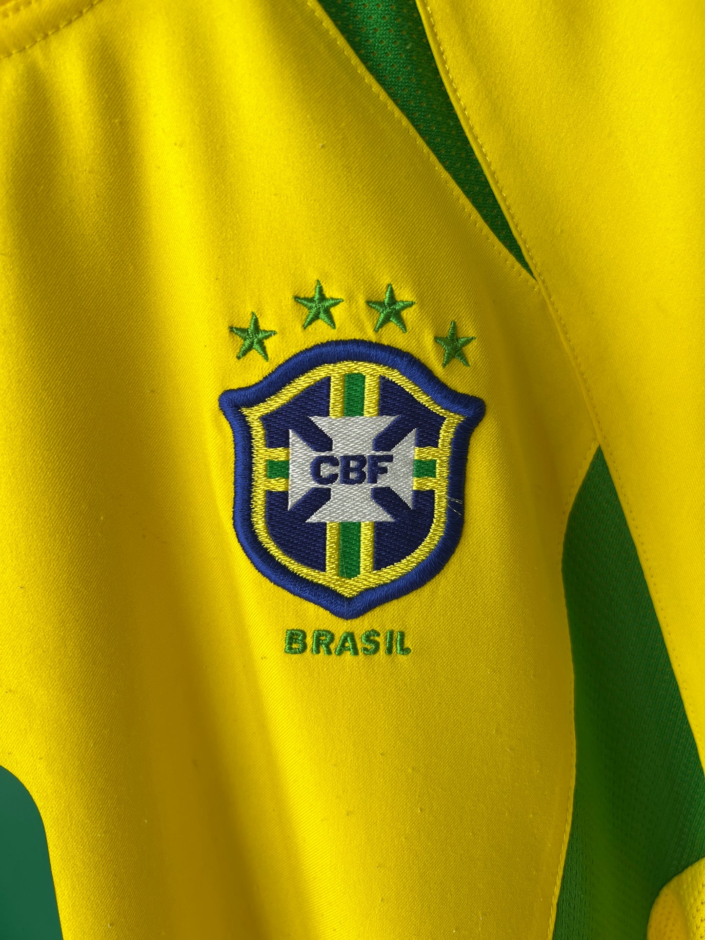 (L) Brazil 2002-04 Home Shirt Ronaldinho #11