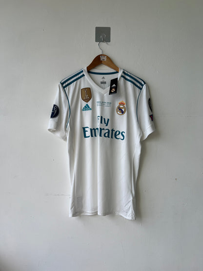 Real Madrid 2017-18 Home UCL MDT Shirt Ronaldo #7 (NEW) (M)