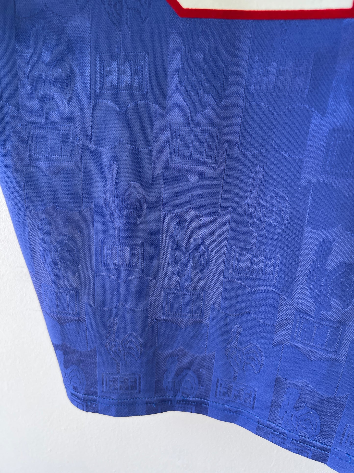 (L) France 1996-98 Home Shirt Zidane #10