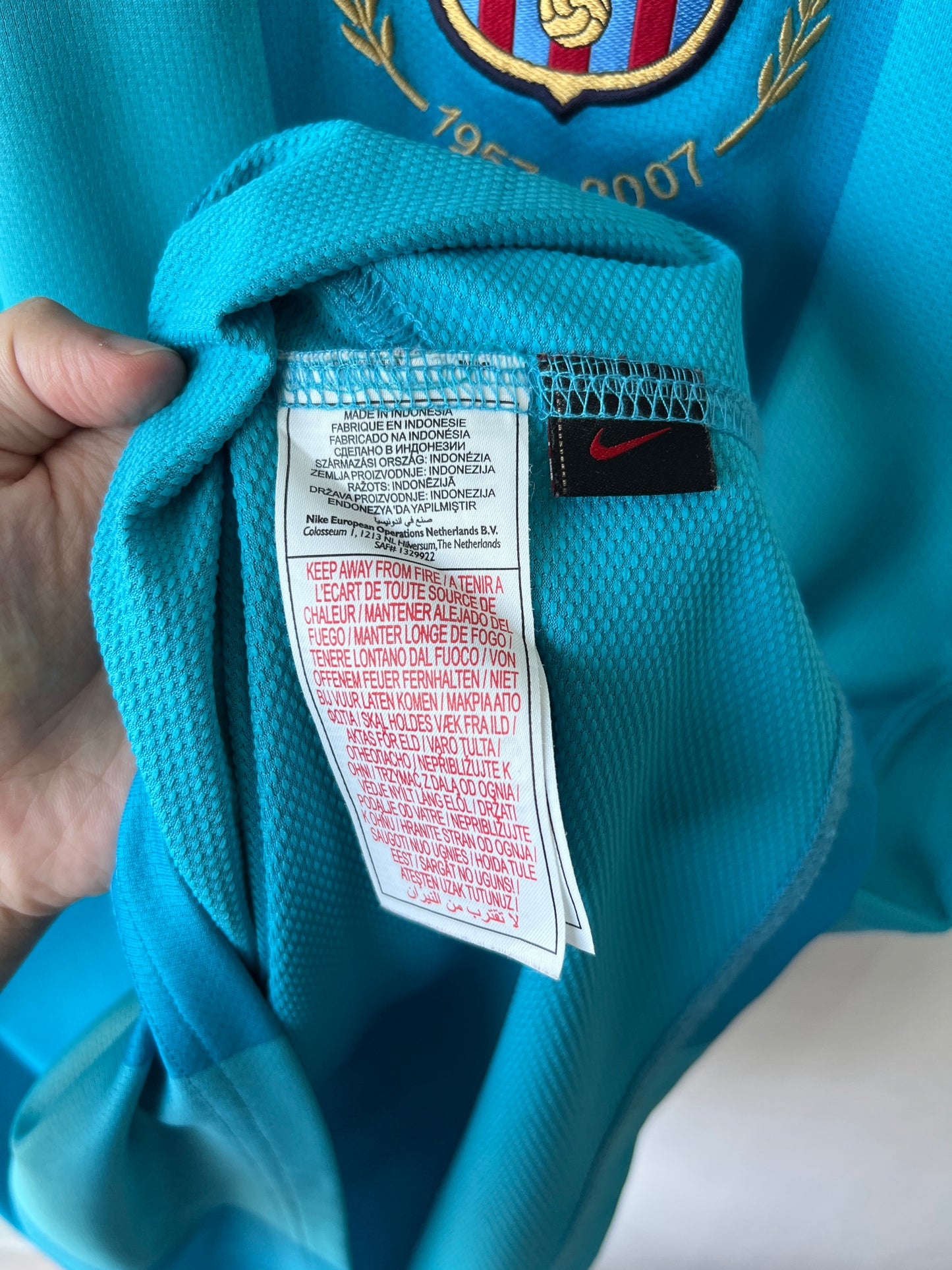 (L) Barcelona 2007-09 Away Shirt Messi #19