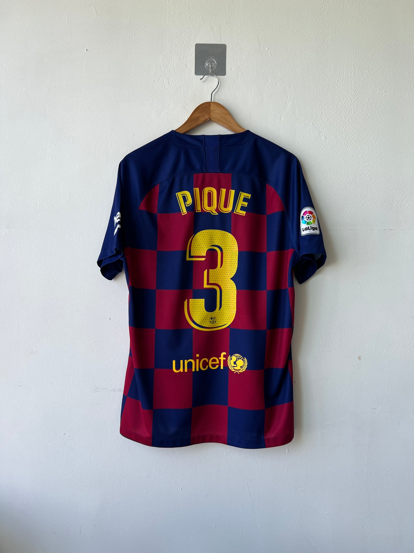 (L) Barcelona 2019-20 Home Shirt Pique #3