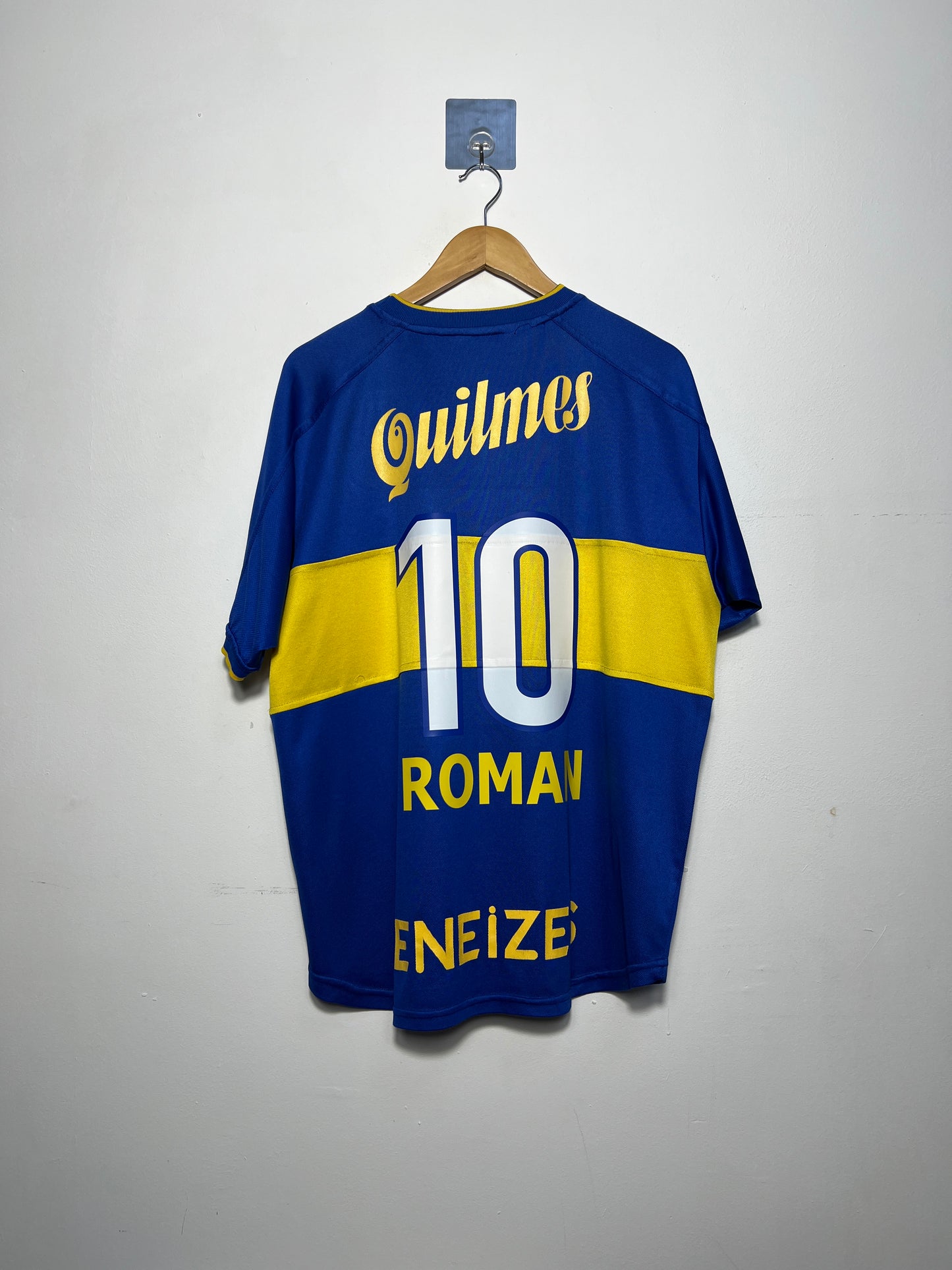 (XL) Boca Juniors 2000-01 Home Shirt Roman Riquelme #10