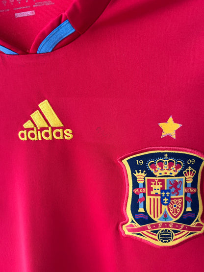 (M) Spain 2009-10 Home Shirt A. Iniesta #6