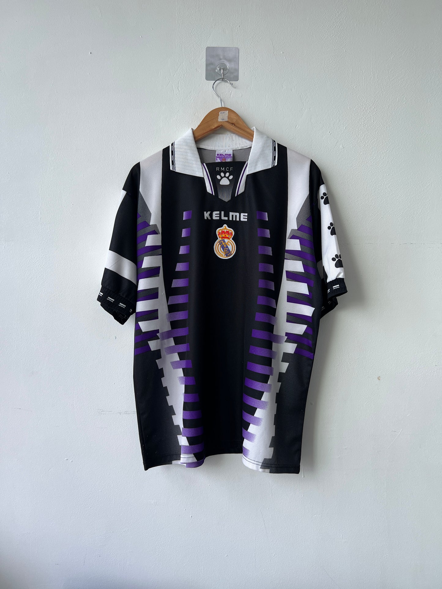 (L) Real Madrid 1997-98 Third Shirt Raul #7 (Sponsorless)