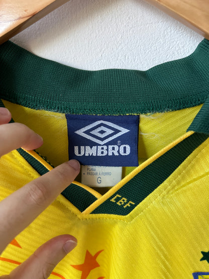 (L) Brazil 1994-96 Home Shirt Ronaldo #20