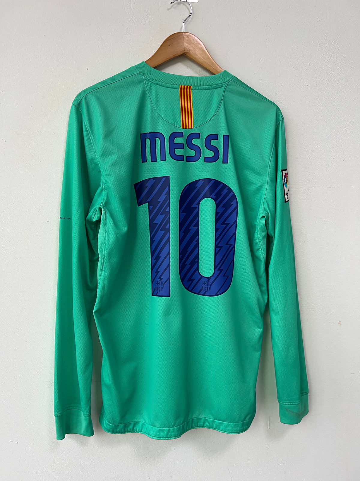 (M) Barcelona 2010-12 Away Long Sleeve Shirt Messi #10