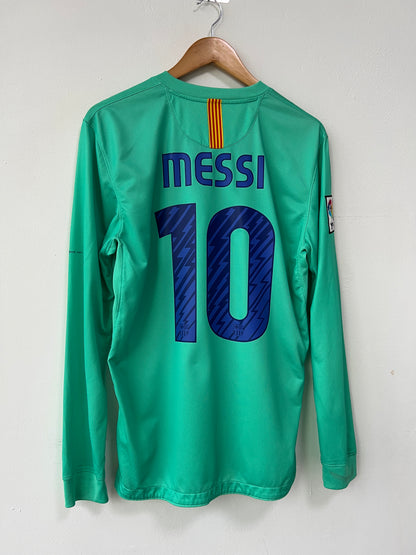 (M) Barcelona 2010-12 Away Long Sleeve Shirt Messi #10