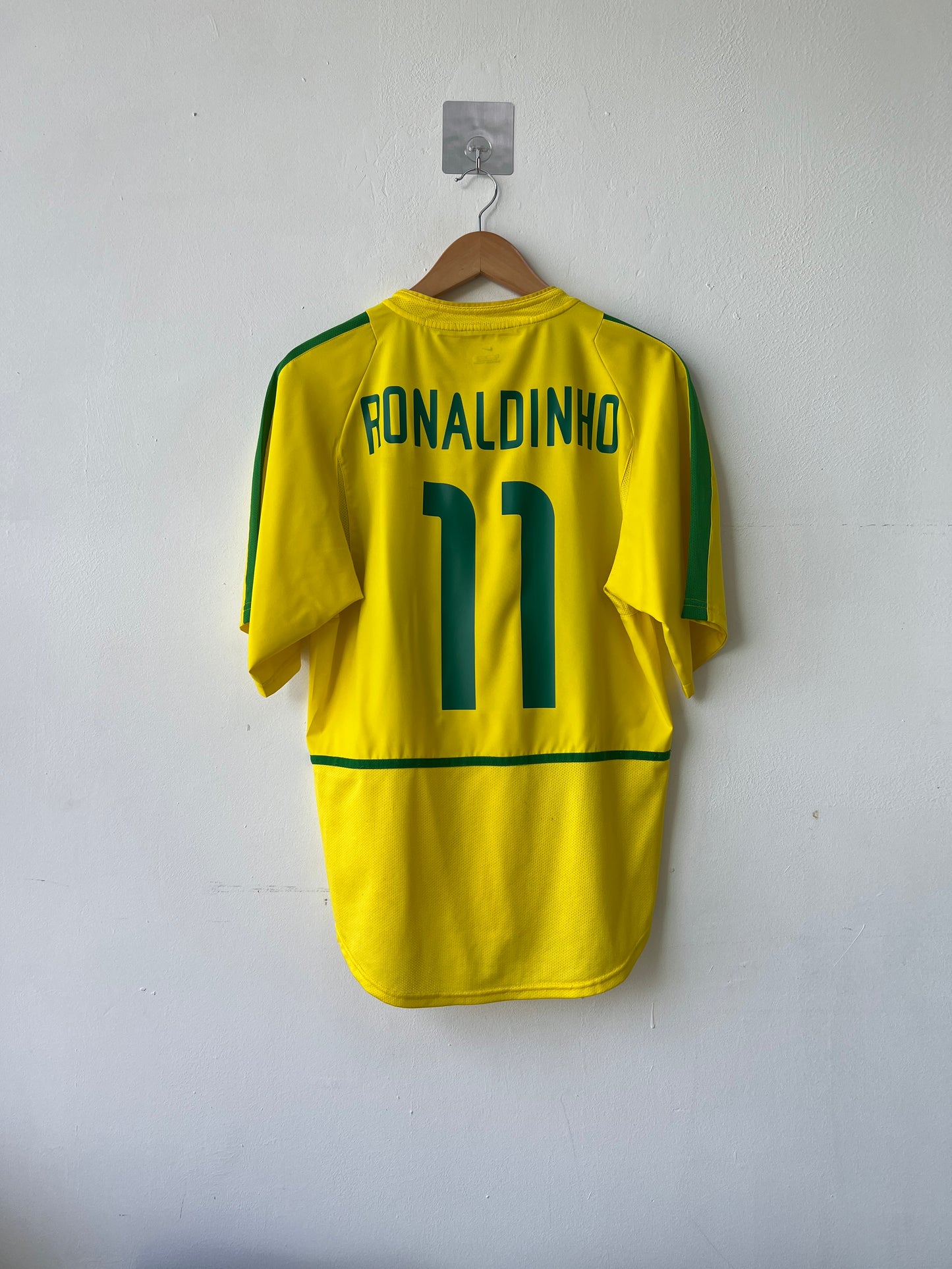 (M) Brazil 2002-04 Home Shirt Ronaldinho #11
