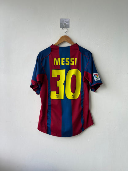 (M) Barcelona 2004-05 Home Shirt Messi #30