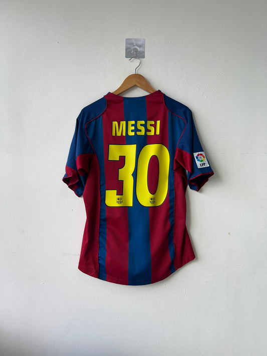 (M) Barcelona 2004-05 Home Shirt Messi #30