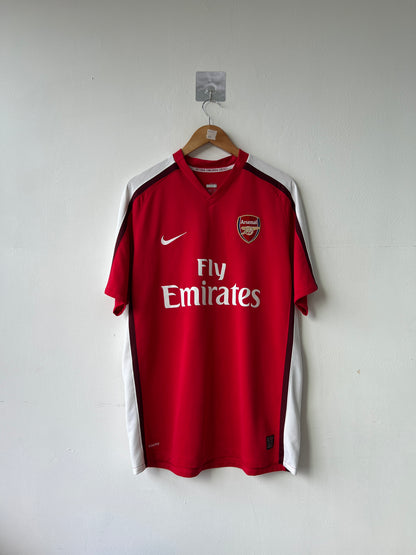 (L) Arsenal 2008-10 Home Shirt Fabregas #4
